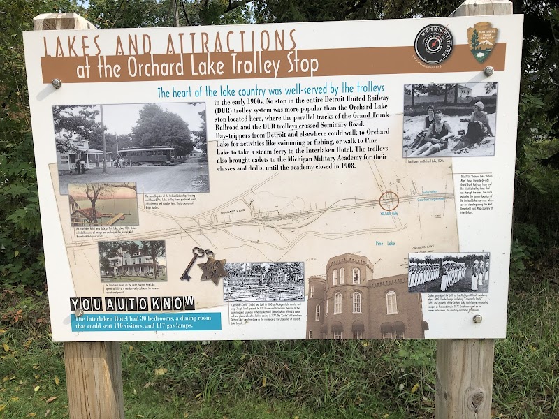 Lakes and Attractions Sign