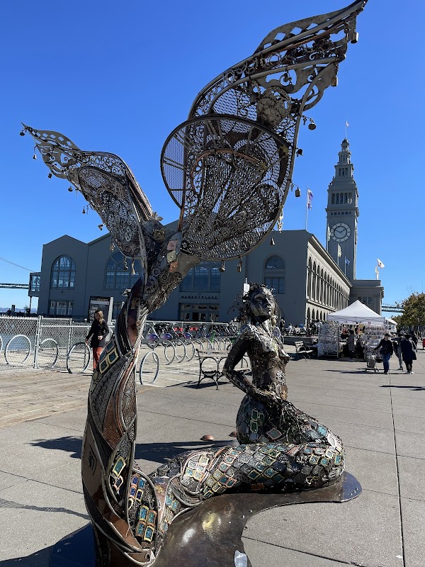 The runner sculpture