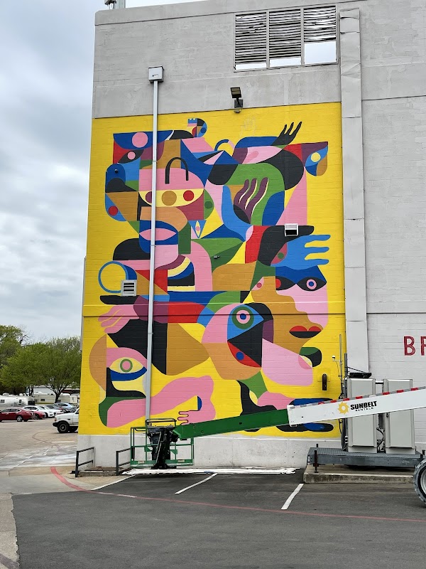 Kyle Steed Mural at Tyler Station