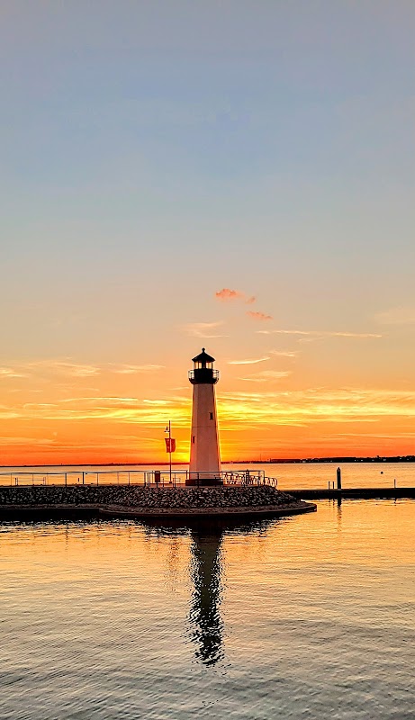 The Scott Self Lighthouse at the Harbor