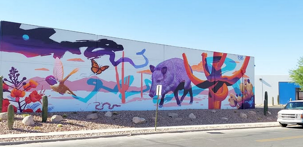 Desert Animals Mural