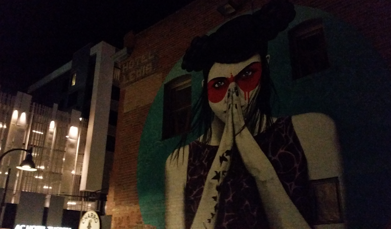 Girl Mural in Downtown Tucson