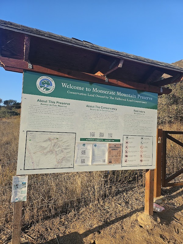 Monserate Mountain Trailhead
