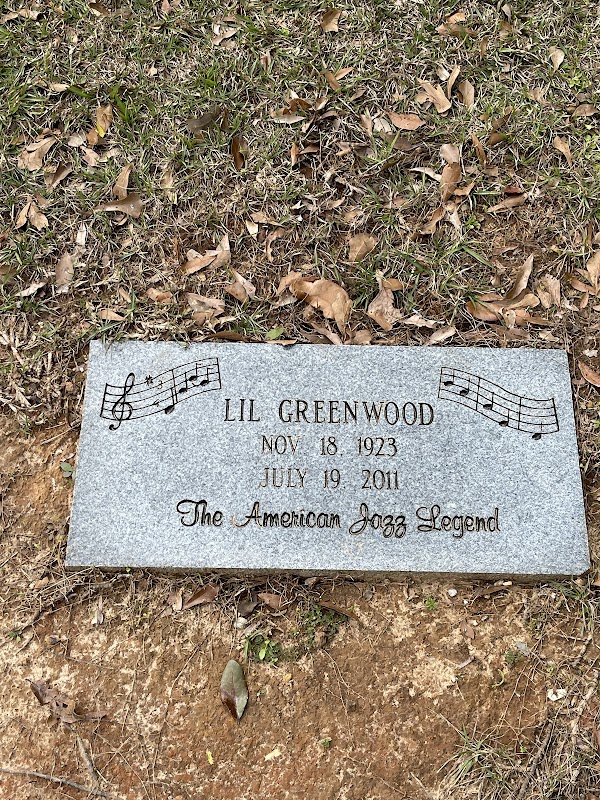 Grave Lil Greenwood, American Jazz Legend