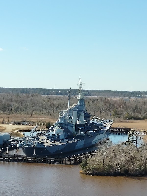 Wilmington Riverwalk, Battleship Eastside Site.