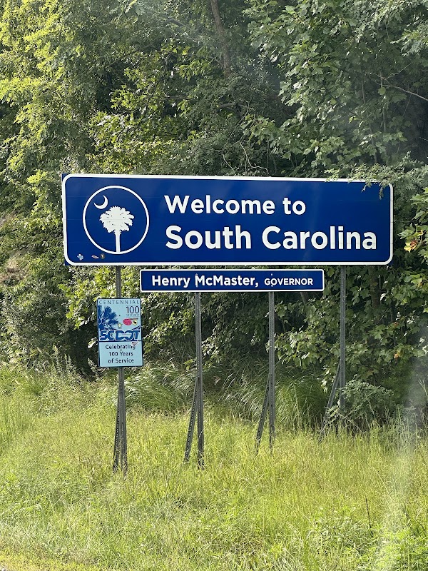 Welcome to South Carolina Sign