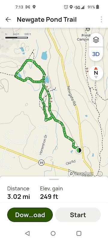 Newgate Pond Trail