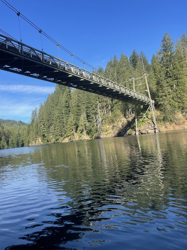 Historic Yale Suspension Bridge