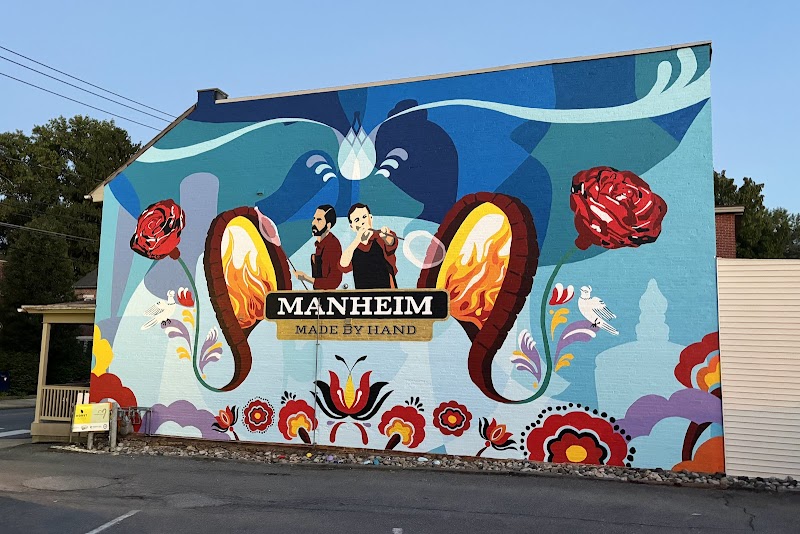 Manheim Glassblowing Mural