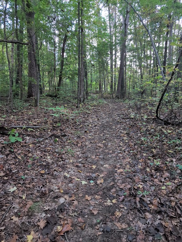 Mountain to sea trailhead at Hickory Road Boat Ramp