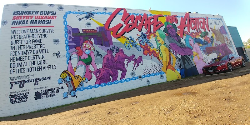 Escape Into Action Mural