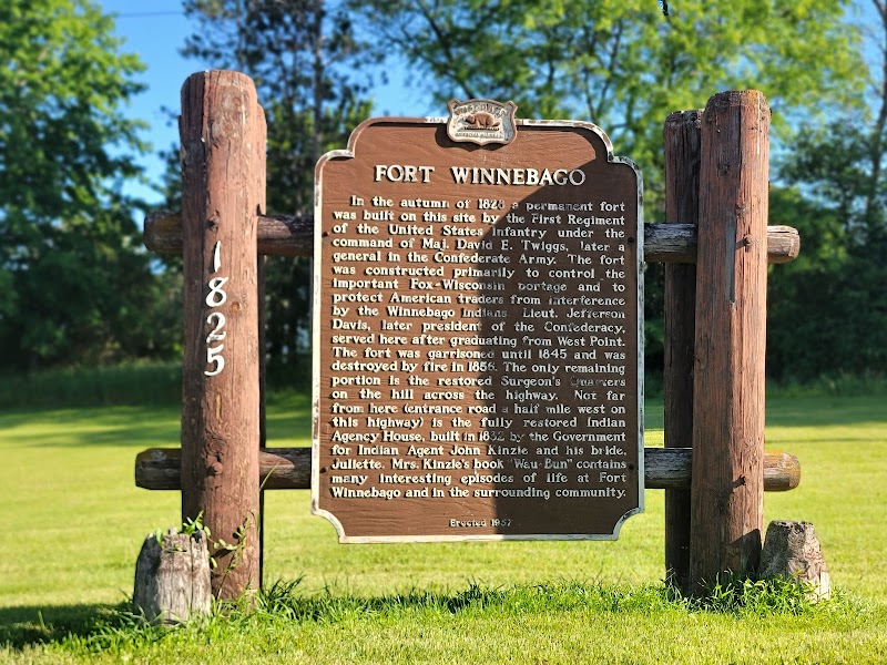 Wisconsin State Historical Marker 61: Fort Winnebago