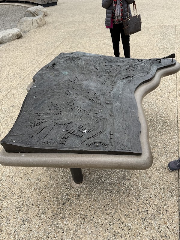 3D bronze Tactile Model of the Presidio