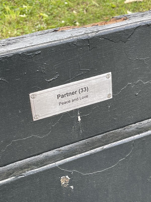 Bench dedications
