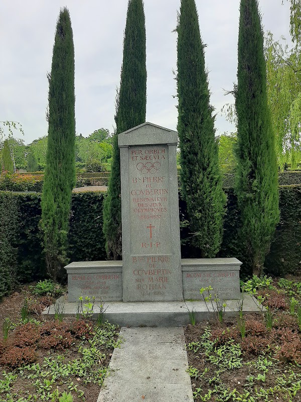 Burial place of Pierre de Coubertin