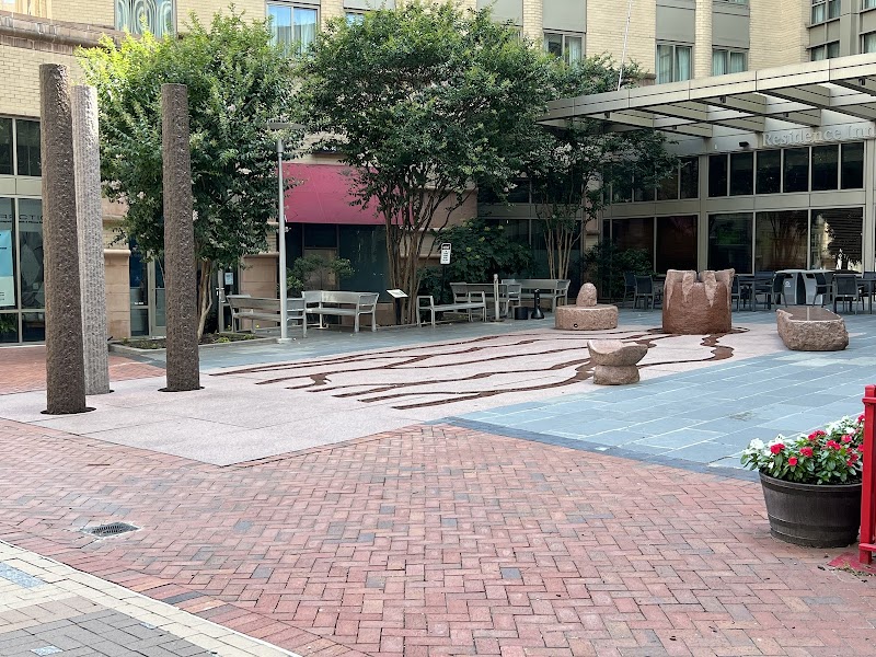 Courthouse River Plaza Fountain