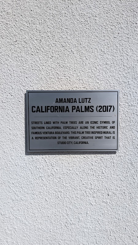 Amanda Lutz California Palms 2017 Art Installation