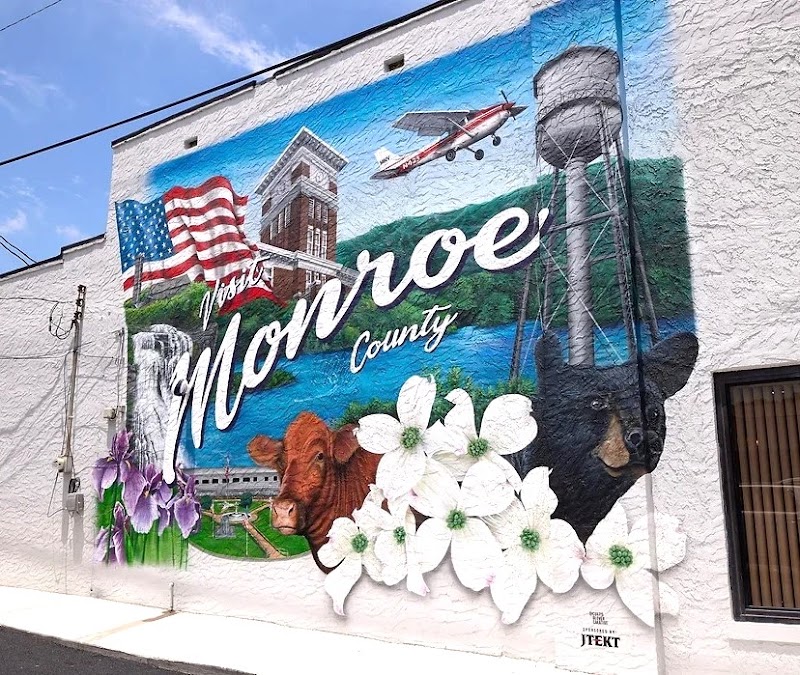 Mural - "Visit Monroe County" By Curtis Glover