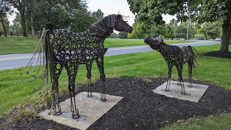 Shoed Horse's sculpture