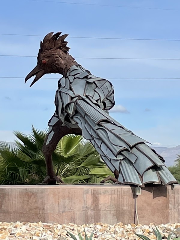 Big Metal Roadrunner ART IN PUBLIC PLACES