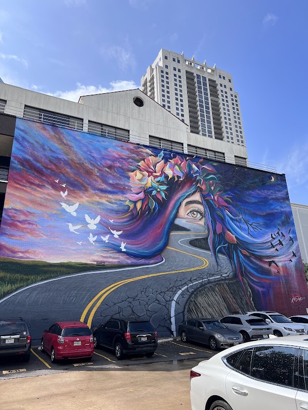 Keep Your Eye On The Road Art Mural