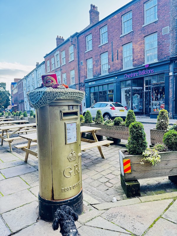 Macclesfield Golden Post Box