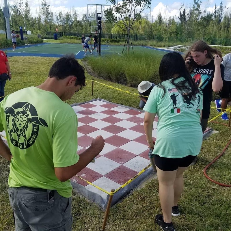 Felipe Diaz-Arango's Giant Chess Board Eagle Scout Service Project