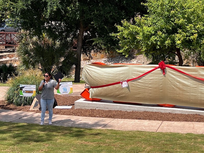 The Seguin Giant Letters at Walnut Springs Park