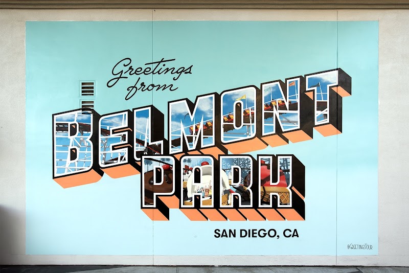 Greetings from Belmont Park Mural