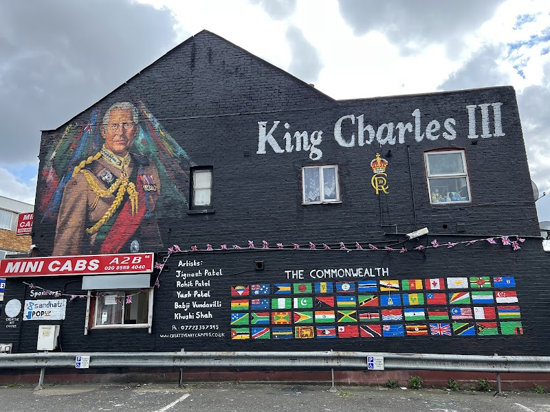 King Charles Mural