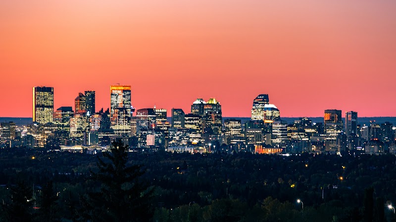 YYC skyline viewpoint Hawkwood