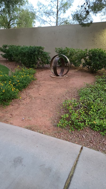 RING ON Ring Metal Sculpture