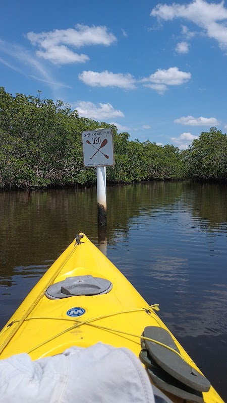 Upper Manatee River paddle path