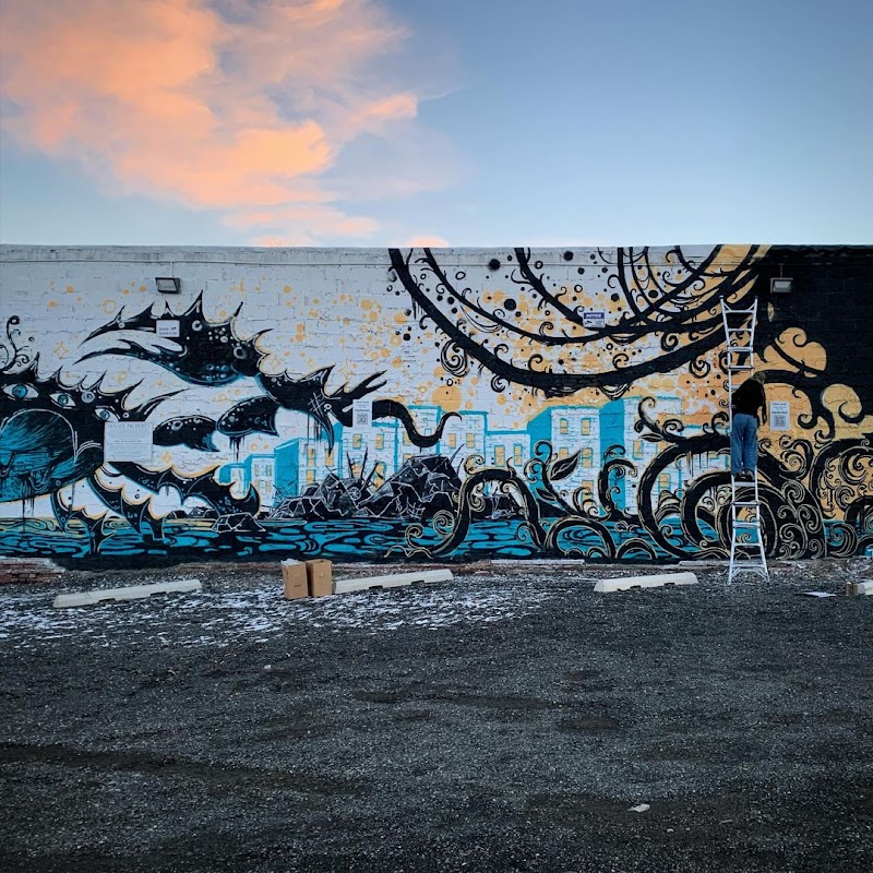 Kaiju Crab Mural