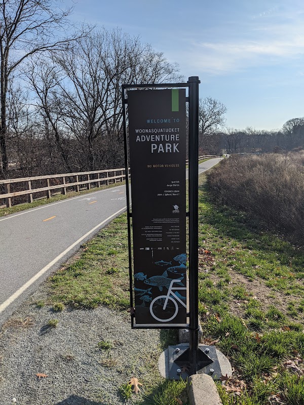 Woonasquatucket Adventure park Entrance and Parking