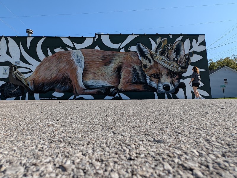 Fox with Crown Wall Mural