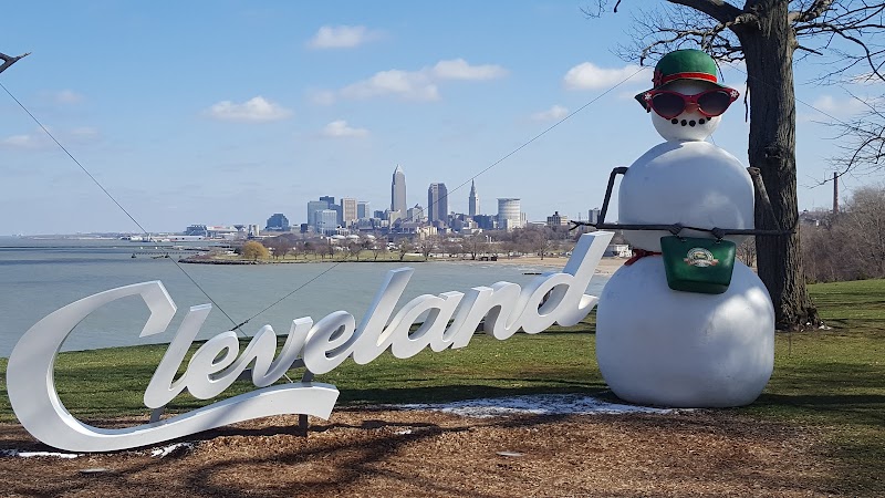 Cleveland Script Sign - Edgewater Park