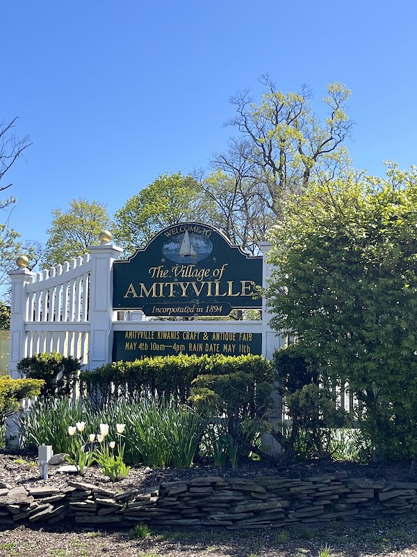 Welcome to Amityville Sign