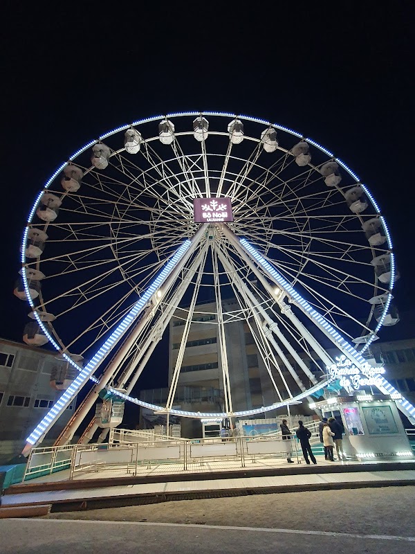 Grand roue marché de Noêl