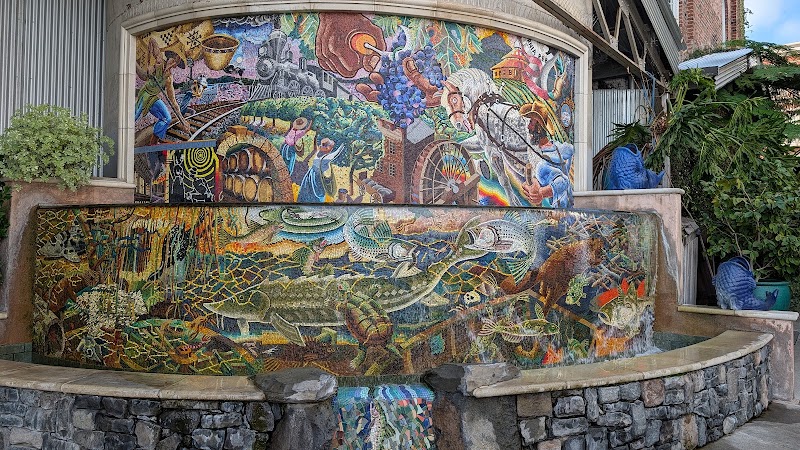 Mosaic Fountain of Napa History