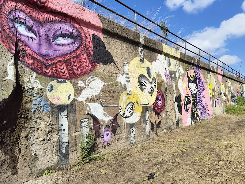 16th St Murals (Westside - S Wood to S Canal)
