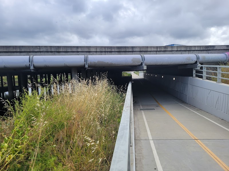 Under pass biking and walking trails