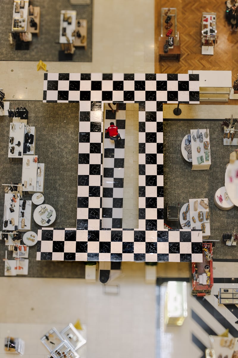 Geometric Retail Atrium
