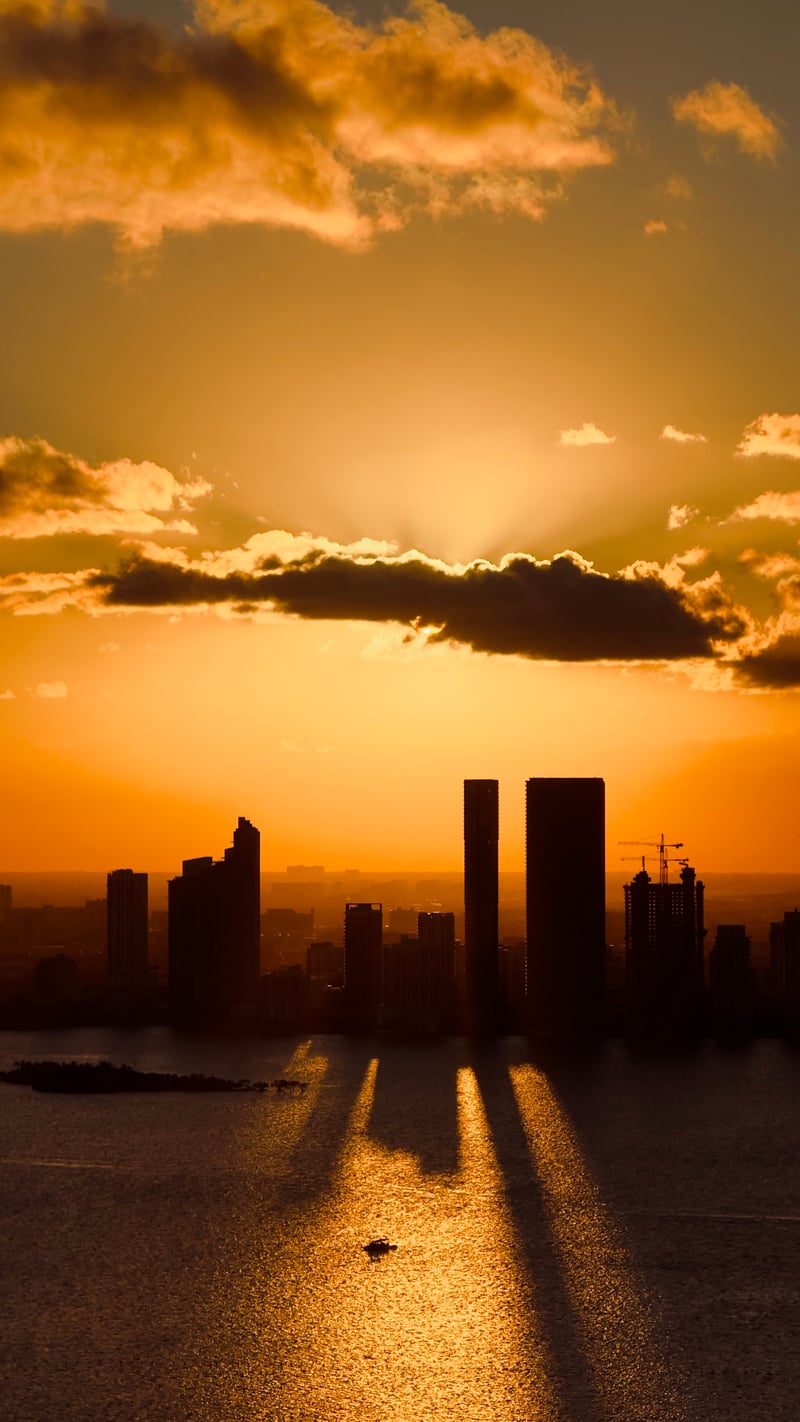 Miami Skyline from Virginia Key