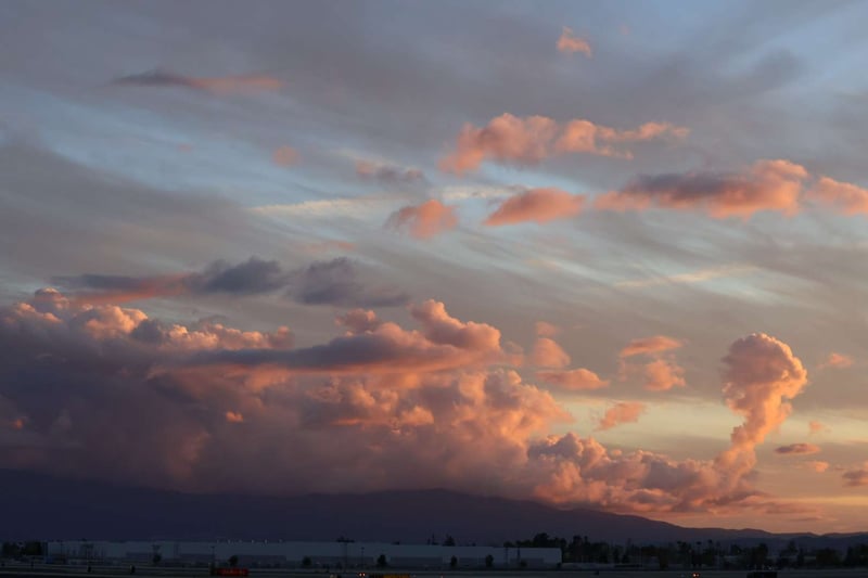 Ontario Airport Sunset View