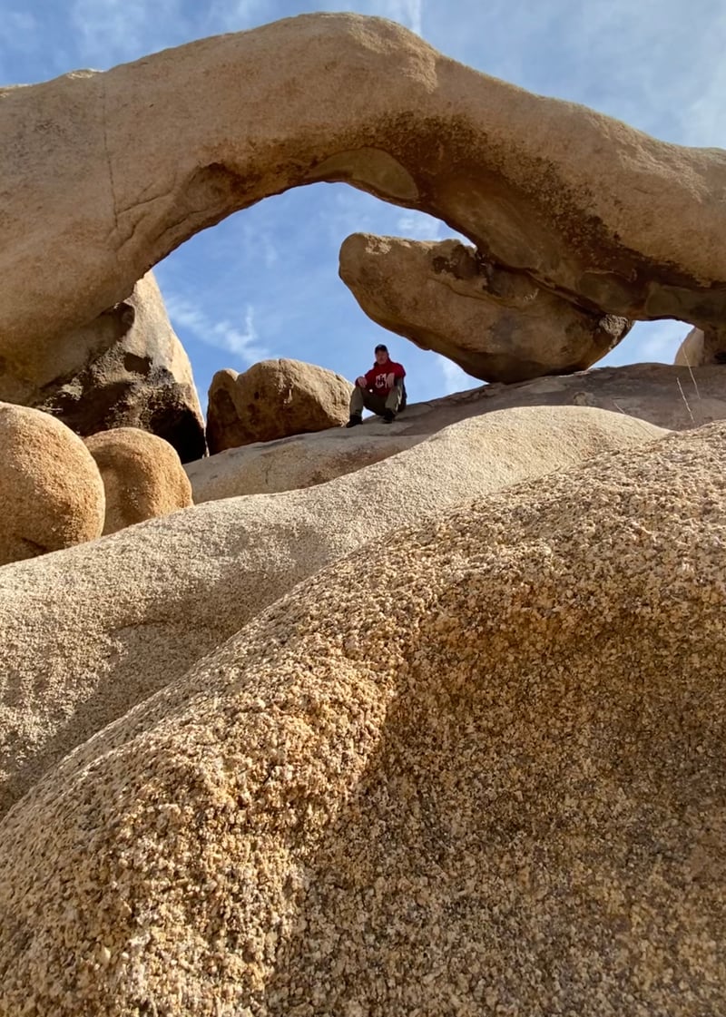 Joshua Tree Boulder Arch