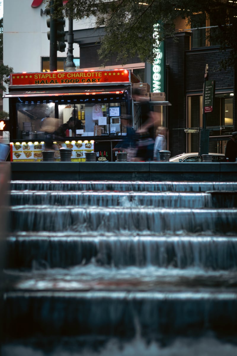 Uptown Charlotte Water Feature