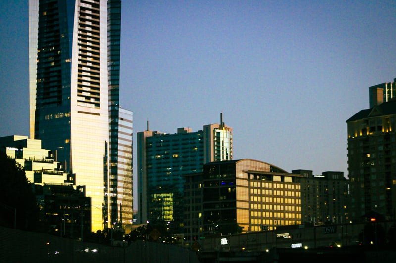 Atlanta Skyline South View