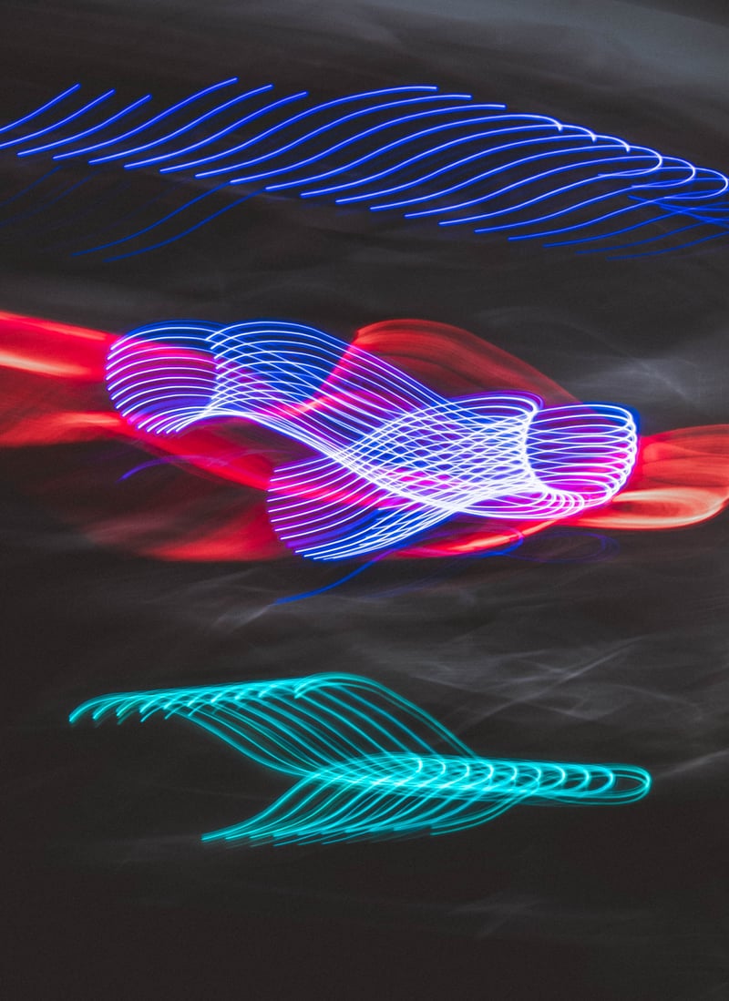 Abstract Light Trails