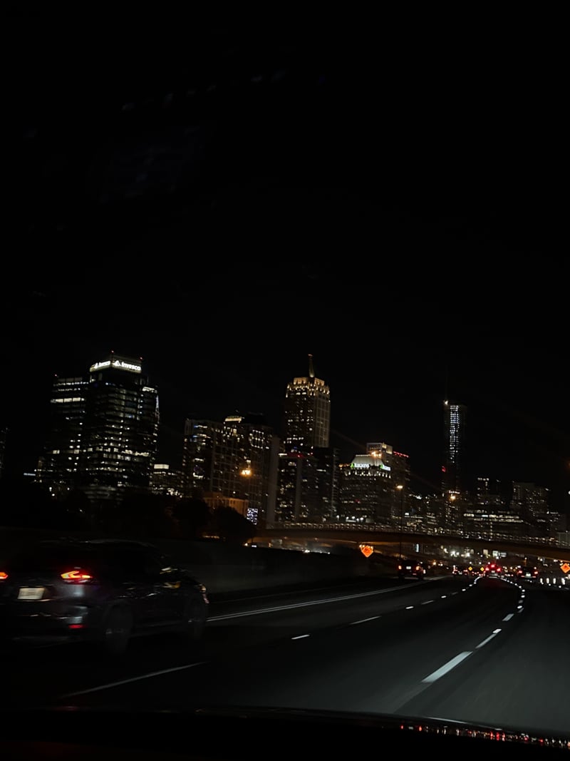 Midtown Atlanta Skyline from Downtown Connector